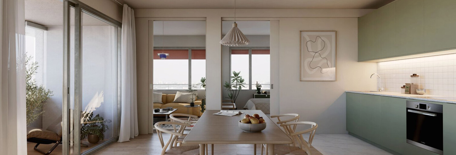 Appartement neuf T3, T4 Pièce 63 à 87 m² à vendre à Villejuif (94800)