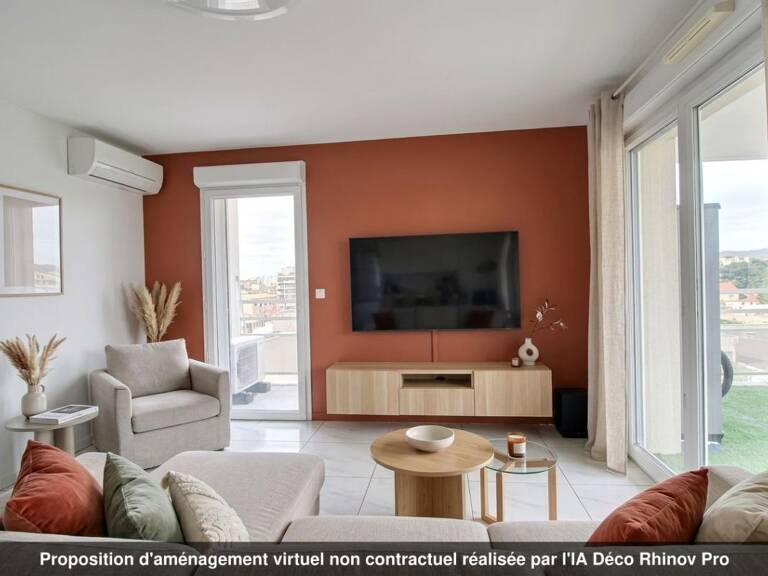 appartement - T3 - grande terrasse stationnement, lumineux, résidence récente — photo 1