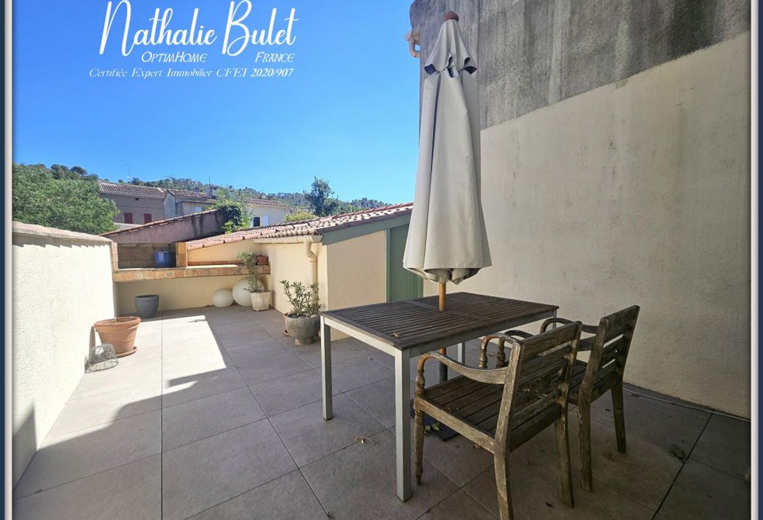 APPARTEMENT T3 AVEC TERRASSE À SAINT-CHINIAN – CENTRE-VILLAGE, AU CALME — photo 1