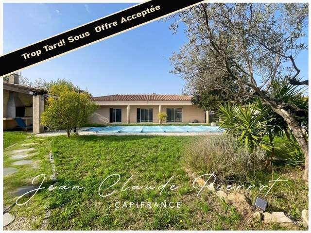 Maison à vendre 6 pièces avec Hangar indépendant et piscine CLARENSAC (30) — photo du bien