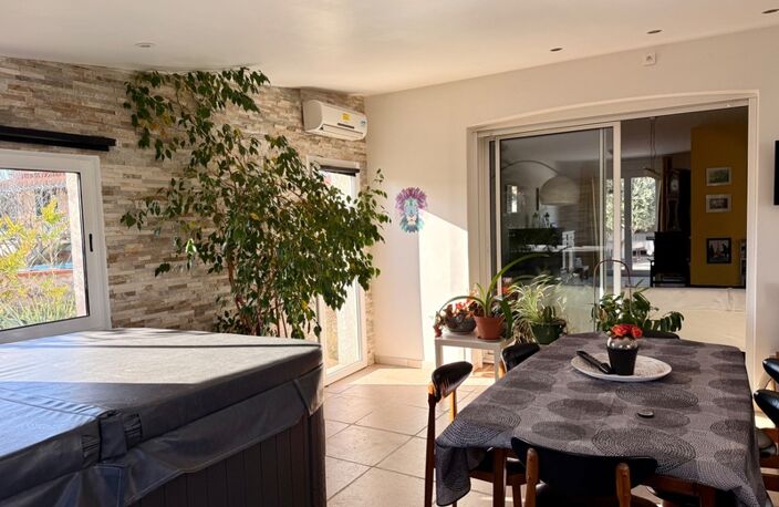Maison plain-pied à RIEUX MINERVOIS 78m2 habitables, un  gite de 50m2 sur terrain 725m2, piscine — photo 5