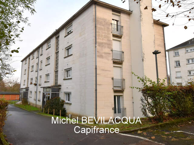Appartement à vendre 3 pièces, 1 cave et parking NEVERS (58) dans une résidence calme, quartier agréable à saisir !! — photo du bien