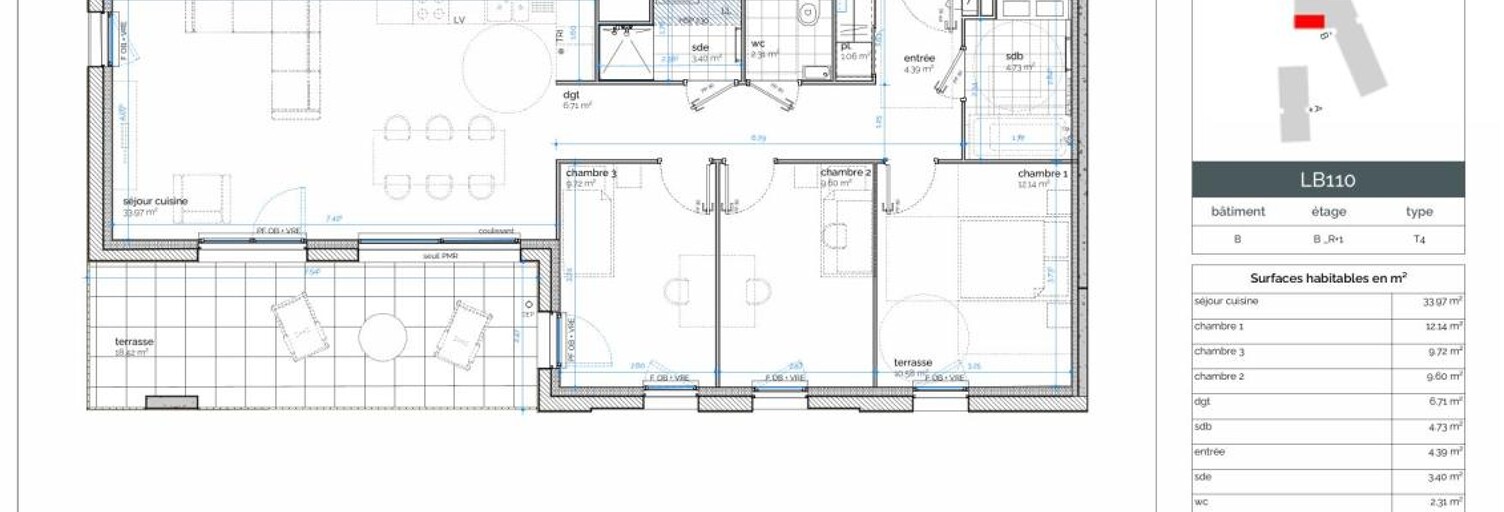 Appartement 4 Pièces 88 m² à vendre à Nancy (54000)