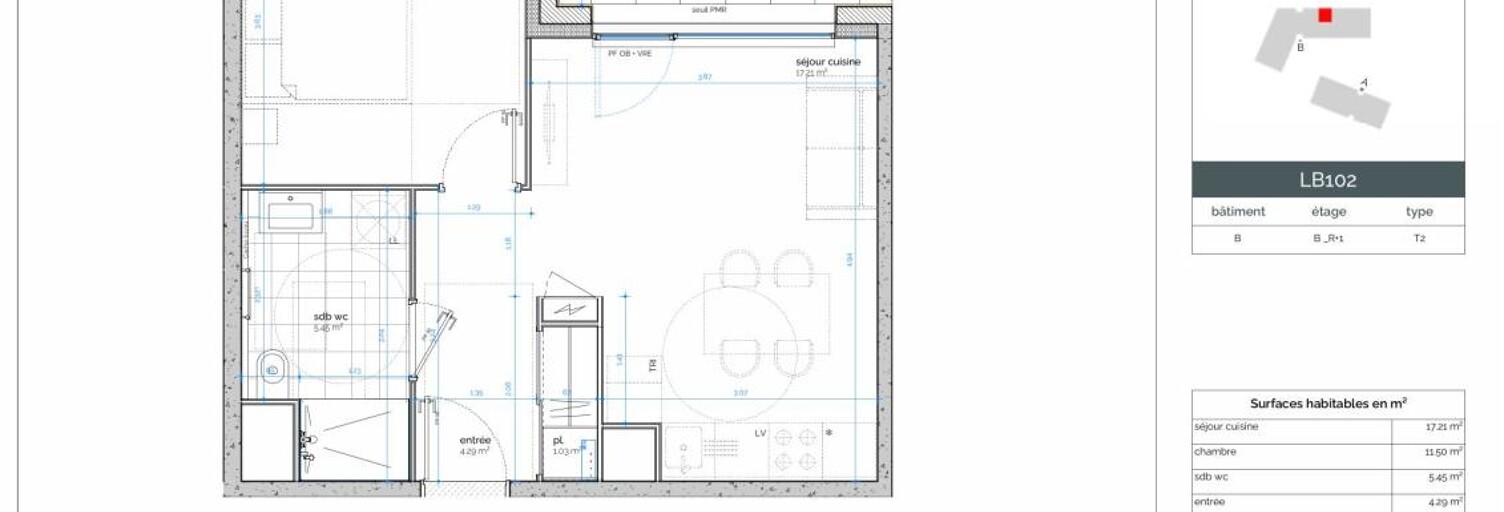 Appartement 2 Pièces 39 m² à vendre à Nancy (54000)