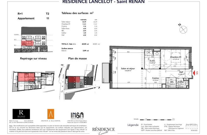 SAINT-RENAN - Appartement neuf T2 avec balcon — photo 2