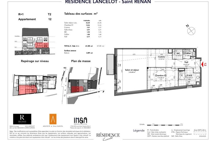 SAINT-RENAN - Appartement neuf T2 avec balcon — photo 2