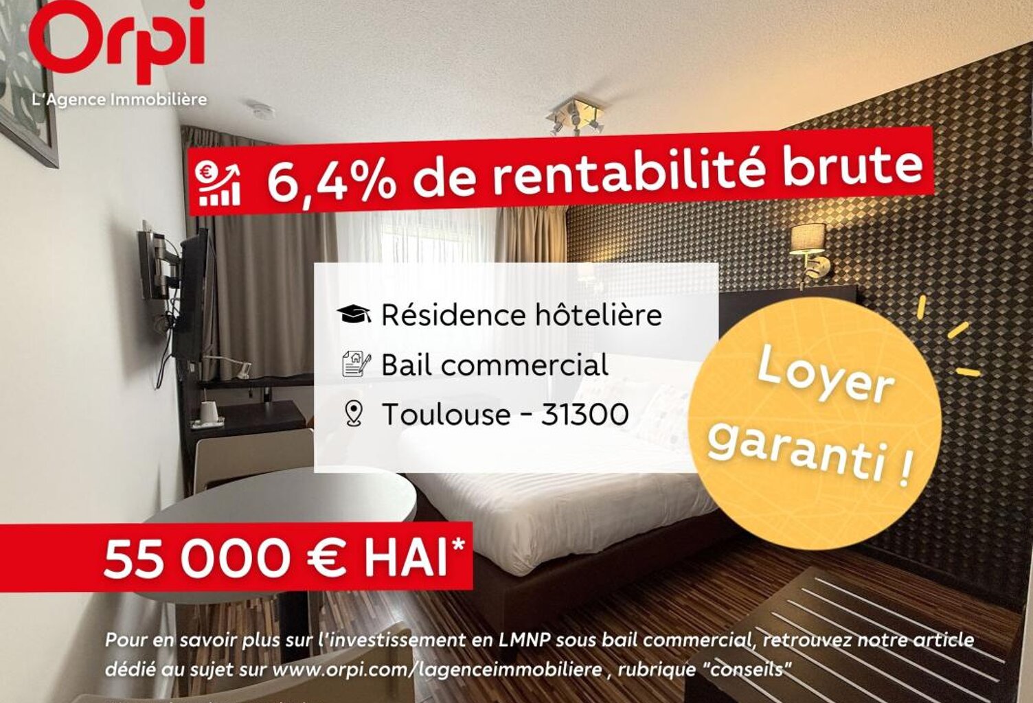 Appartement T1 - TOULOUSE (31300) — photo 1