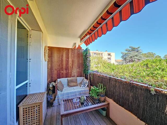 Appartement À Vendre 2P TERRASSE SUD  MARVIVO  CALME VUE VERDURE  PARKING DE LA RESIDENCE — photo du bien