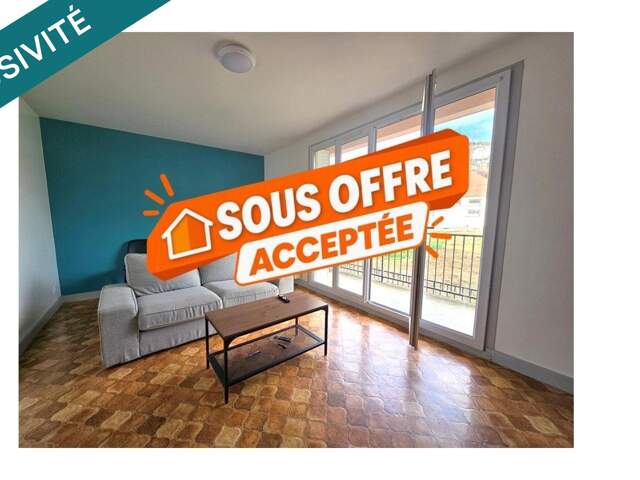 T3 lumineux avec balcon, loué, investissement sécurisé — photo du bien
