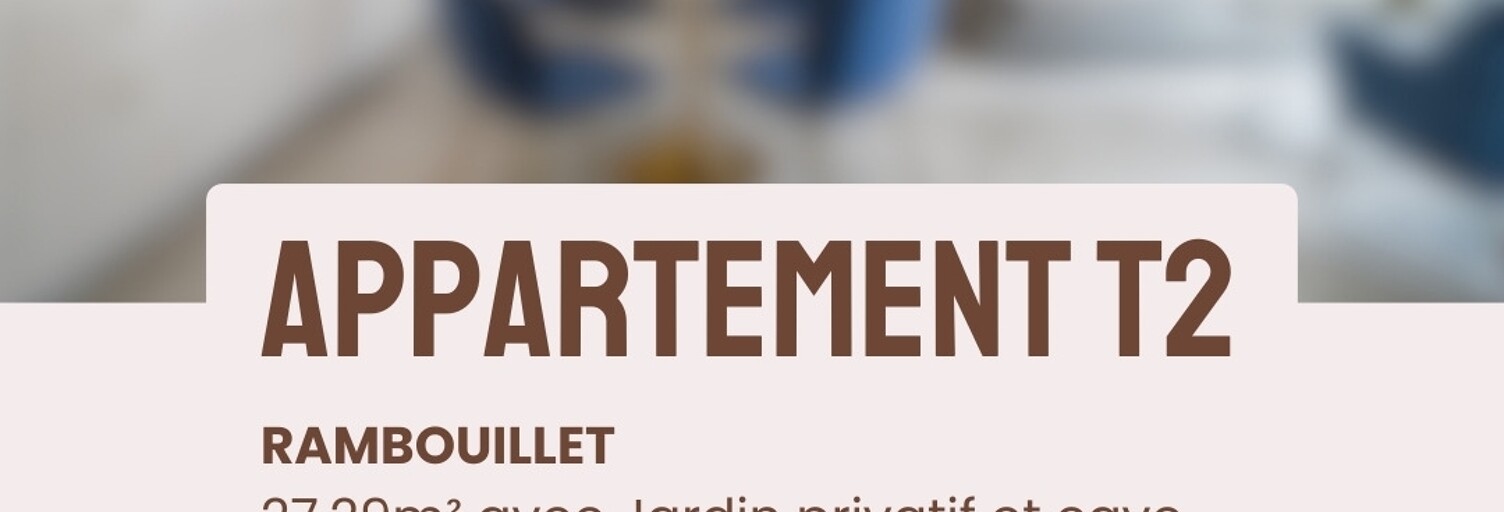 Appartement 2 Pièces 27 m² à vendre à Rambouillet (78120)