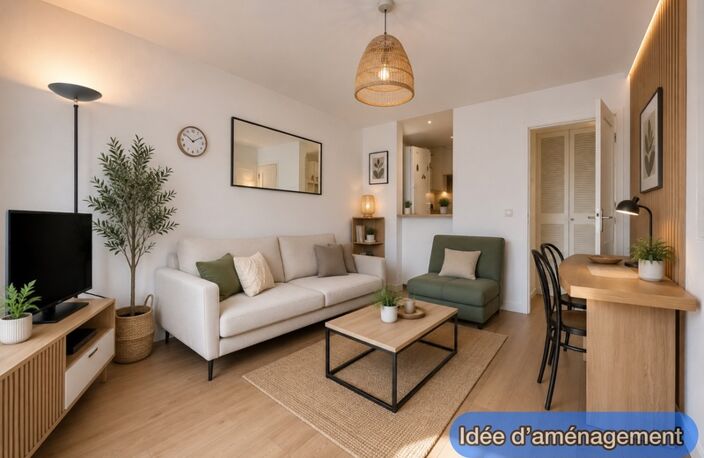 Appartement T2 35,20 m² avec parking inclus — photo 4