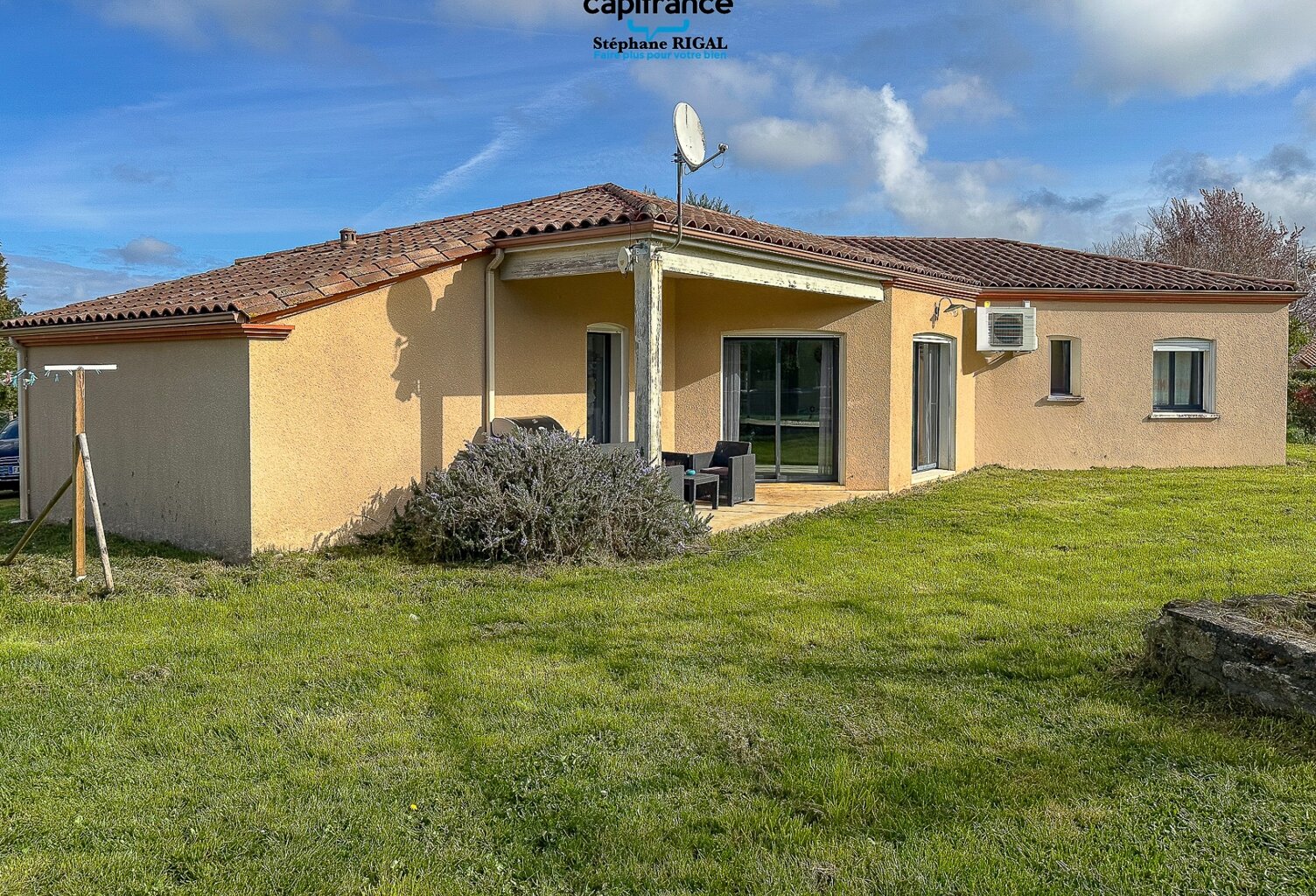 Maison à vendre 5 pièces MONTAYRAL (47) de 100m2 habitables sur 1659m2 de terrain clos — photo 1