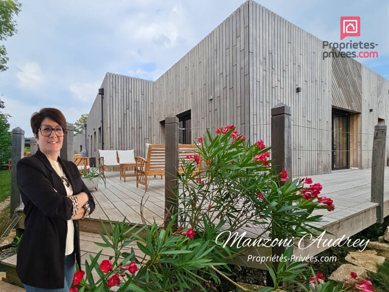 Maison contemporaine d'architecte de 2020, de 145m², 4 chambres, terrasse de 100m², DPA A, TROYES — photo 1