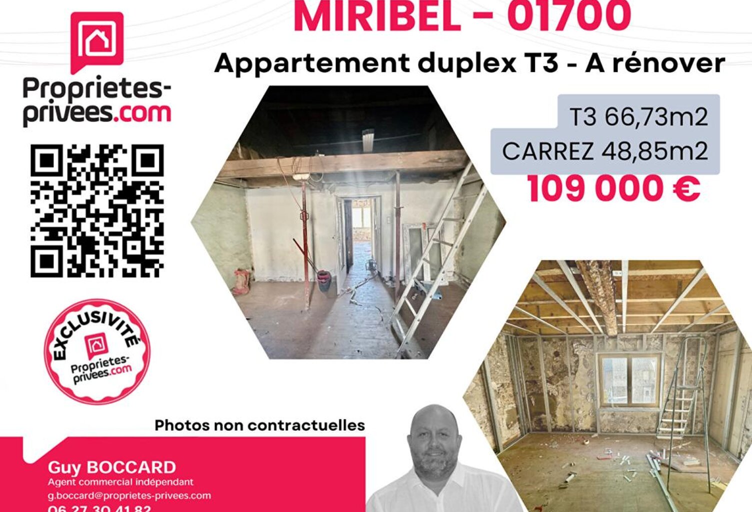 Appartement Miribel 3 pièce(s) 80 m2 — photo 1