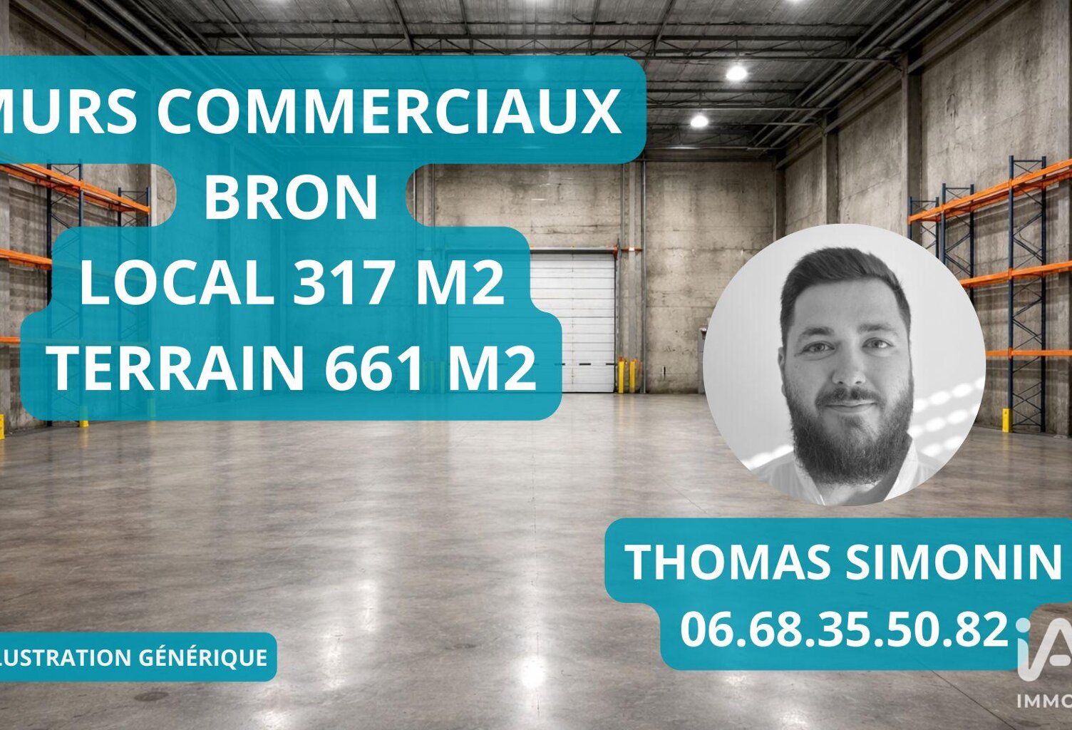 Vente Murs commerciaux 317 m&sup2; — photo 1
