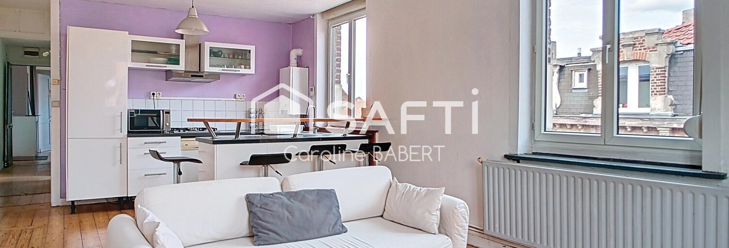 Appartement 3 Pièces 57 m² à vendre à Lille (59000)