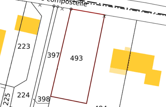 Terrain constructible de 500 m2   Assieu — photo 5