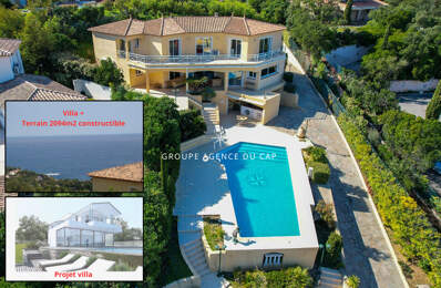 Villa vue mer avecT2 indépendant plus un  terrain de 2094 m² à l'arrière, constructible aux Issambres — photo du bien