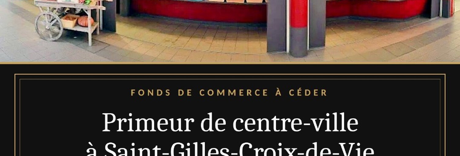 Commerce  60 m² à vendre à Saint-Gilles-Croix-de-Vie (85800)