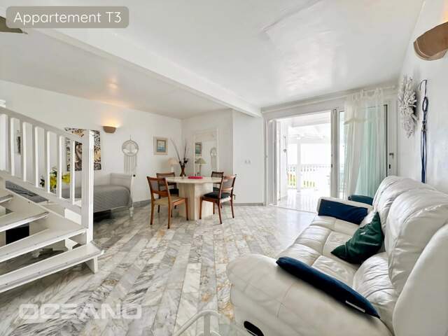Ensemble de 4 appartements – un T3, deux T2 et un studio – Résidence IDOLEM, charme et potentiel. — photo du bien