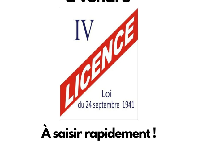 LICENCE IV - DÉBIT DE BOISSON - — photo du bien