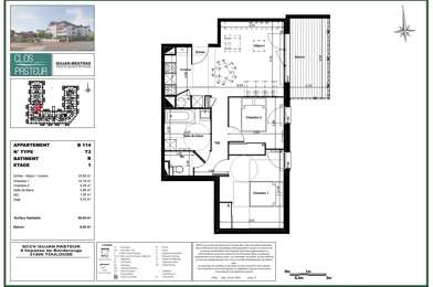 Appartement 3 pièces 340000 €