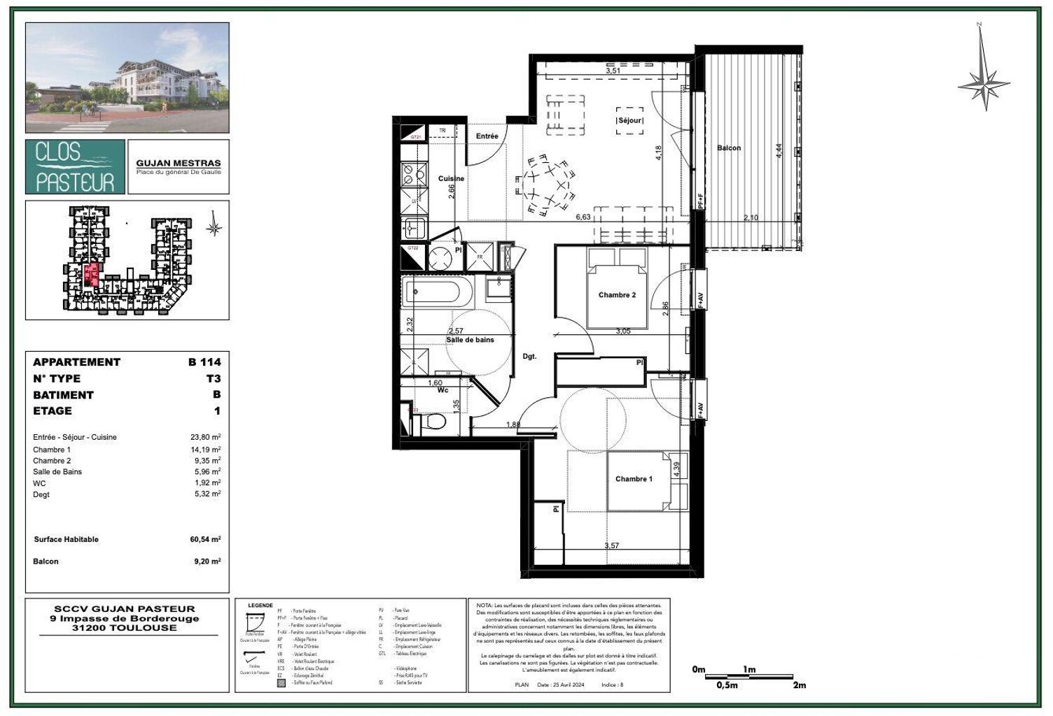 Vente Appartement 3 pièces — photo 1