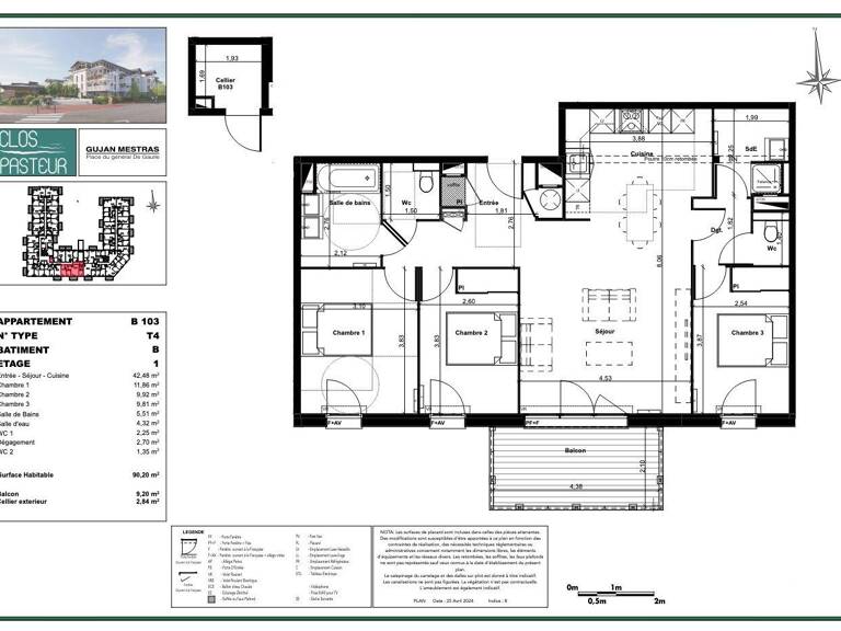 Vente Appartement 4 pièces — photo 1