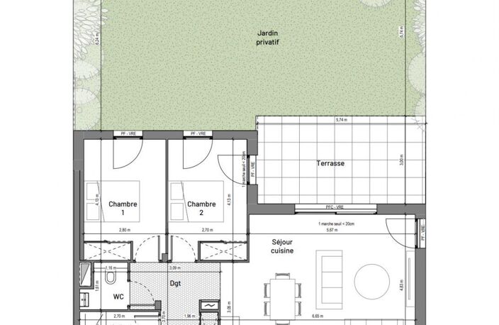 Vente Appartement 3 pièces — photo 3