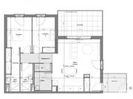 Vente Appartement 3 pièces — photo 3