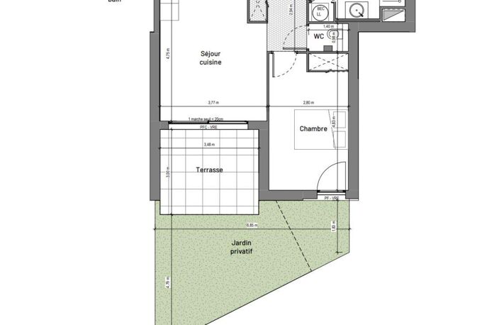 Vente Appartement 2 pièces — photo 3