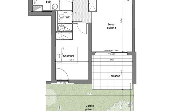 Vente Appartement 2 pièces — photo 3