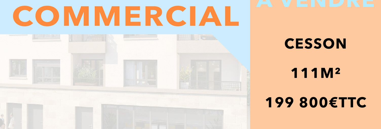Commerce 2 Pièces 111 m² à vendre à Cesson (77240)