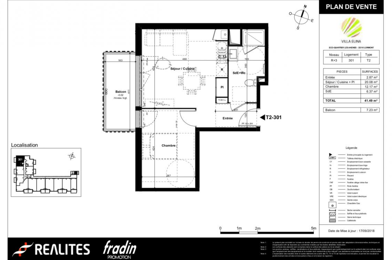 Appartement 2 pièces 613 €