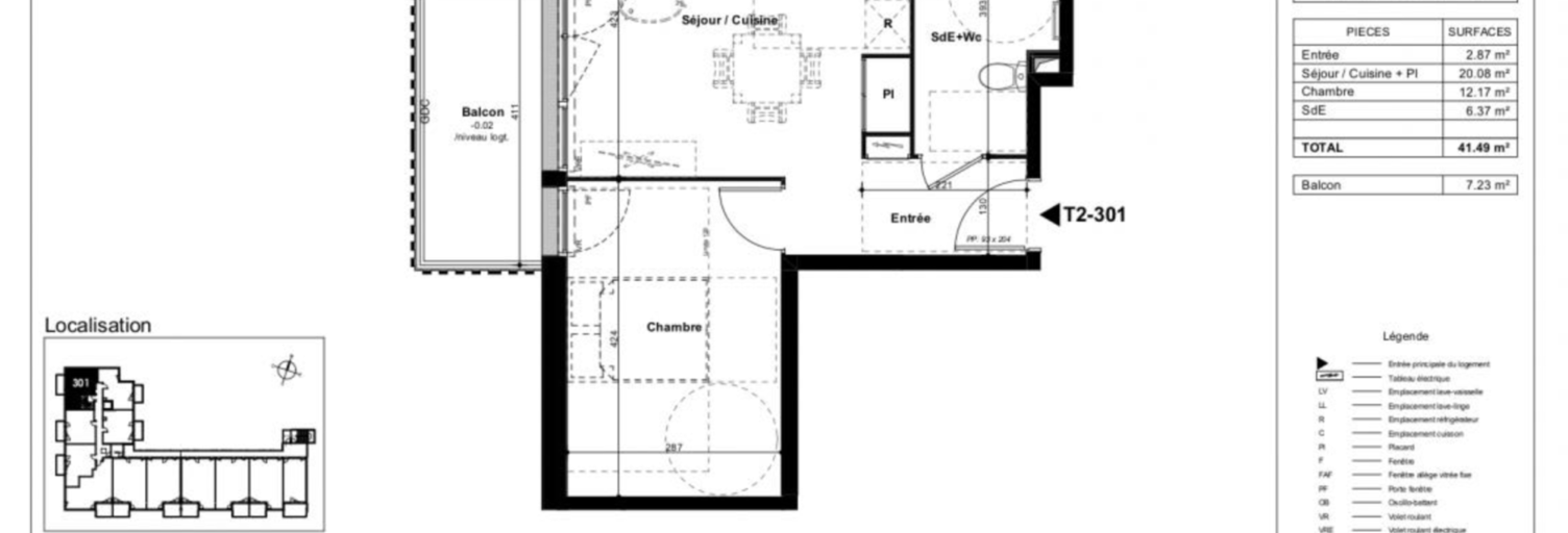 Appartement 2 Pièces 41 m² à louer à Lormont (33310)