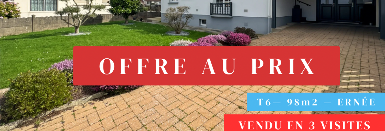 Maison 6 Pièces 98 m² à vendre à Ernée (53500)