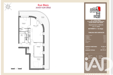 Appartement 4 pièces 357000 €