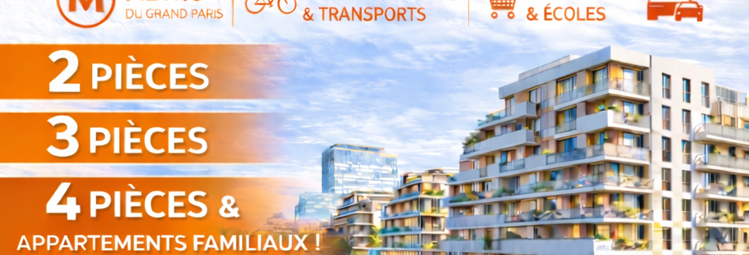 Appartement 2 Pièces 61 m² à vendre à Pantin (93500)