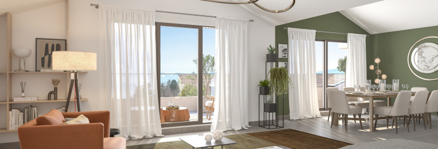 Appartement neuf T3, T4 Pièce 60 à 75 m² à vendre à Ornex (01210)