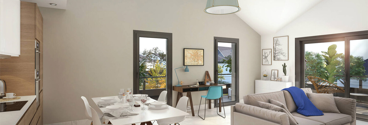 Appartement neuf T3, T4, T5 Pièce 60 à 90 m² à vendre à Chapeiry (74540)