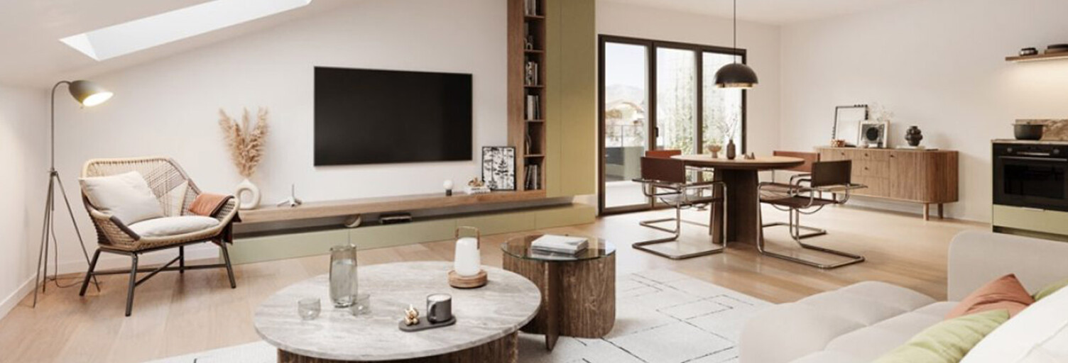 Appartement neuf T2, T3, T4, T5 Pièce 46 à 107 m² à vendre à Marignier (74970)