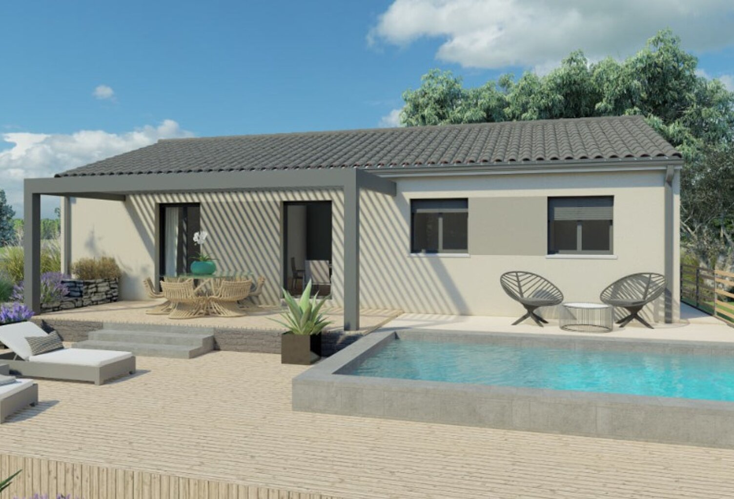 Maison à construire à Sanguinet (40460) — photo 1