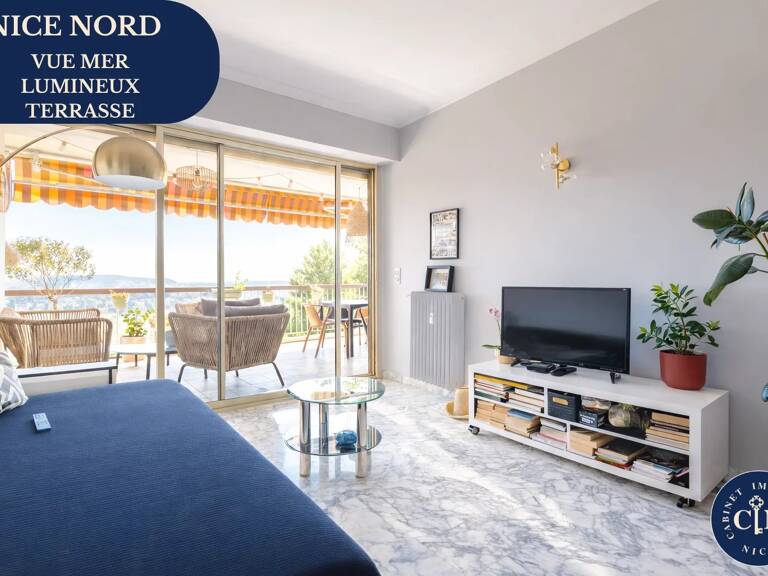 3 pièces – Terrasse 30 m² – Vue mer – Nice Nord — photo 1