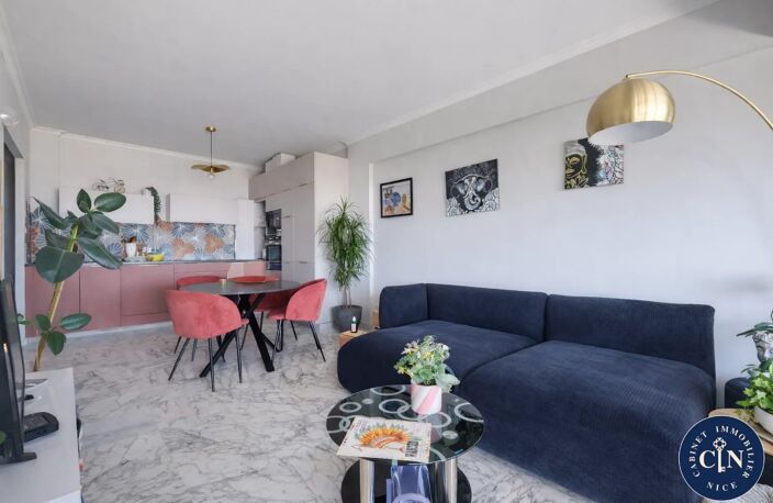 3 pièces – Terrasse 30 m² – Vue mer – Nice Nord — photo 4
