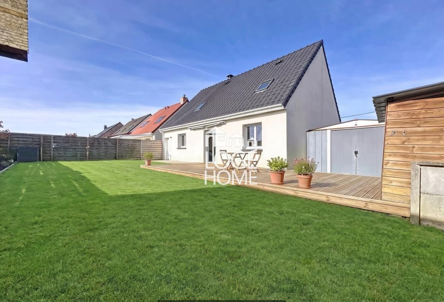 SUPERBE SEMI PLAIN-PIED INDIVIDUEL DE 2012 OFFRANT 3 CHAMBRES POSSIBILITE 4 - TERRASSE JARDIN GARAGE + PARKINGS PRIVATIFS — photo 1