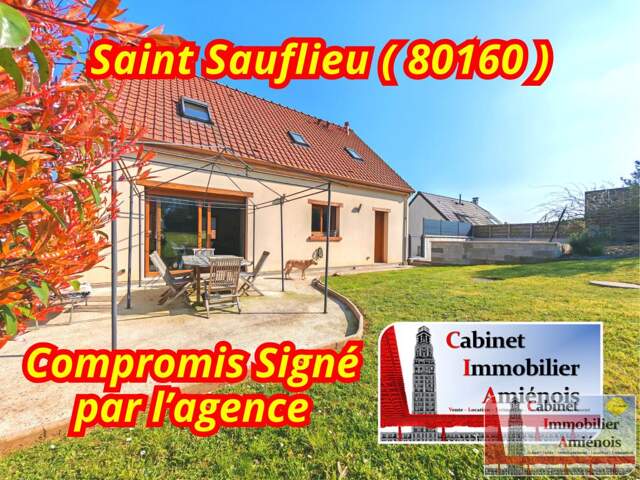 SAINT SAUFLIEU : PAVILLON INDIVIDUEL 120m2, 4 chambres, jard — photo du bien