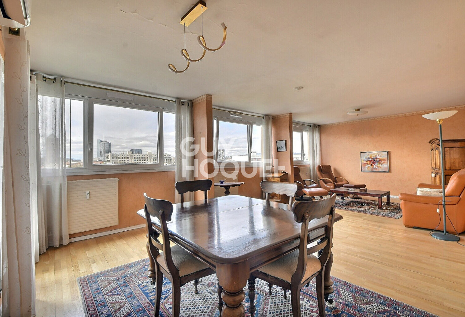 Villette, dernier étage, appartement T6 de 119 m² , Lyon 3ème (69003) — photo 1