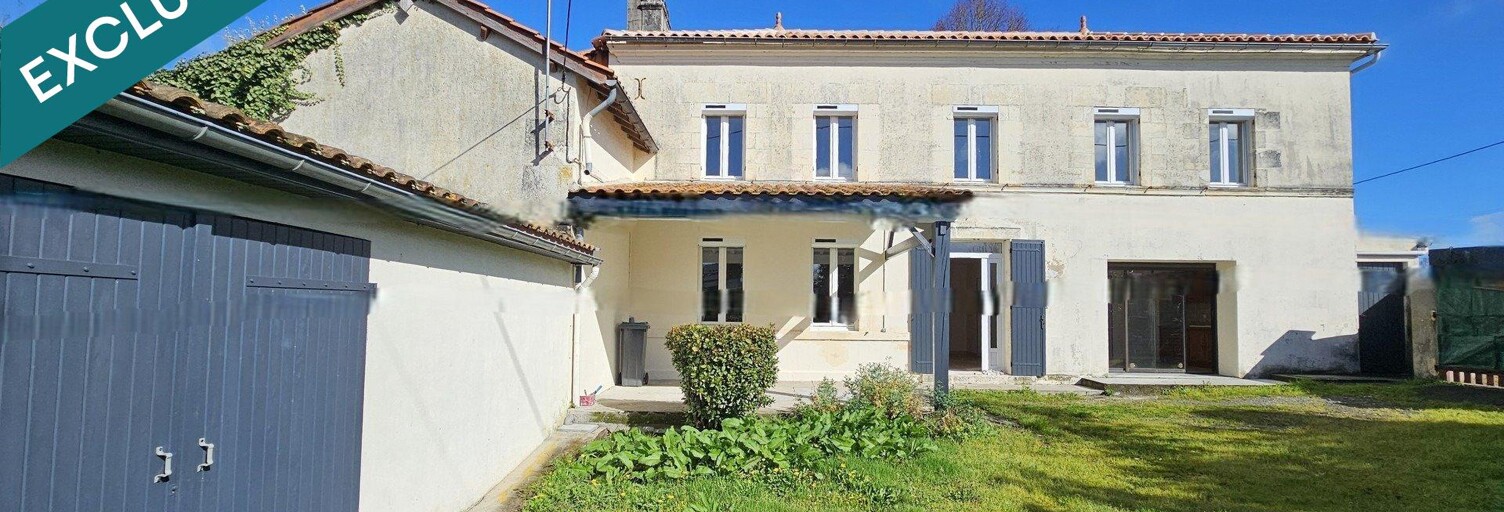 Maison 4 Pièces 132 m² à vendre à Barbezieux-Saint-Hilaire (16300)