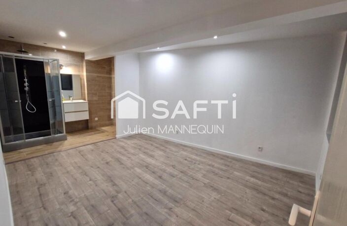 maison mitoyenne de 100 m2 , 2 chambres dont une suite parentale avec sa douche, cuisine ouverte sur le salon et accès a une terrasse — photo 3