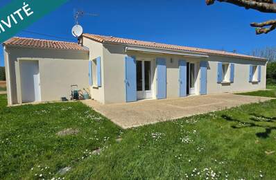 Plain-pied avec 4 chambres, garage et jardin au calme de Rioux — photo du bien